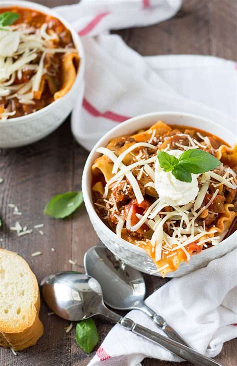 Lasagna Soup   The Blond Cook