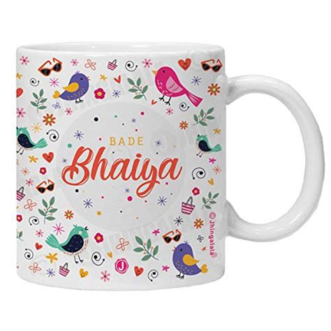Buy Jhingalala Bade Bhaiya Printed Ceramic Mug 325ml | Birthday Gift ...