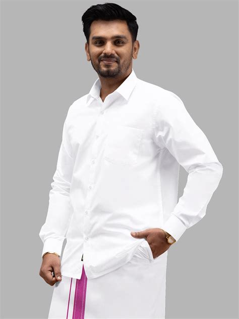 Ramraj Mens Violet Adjustable Pocket Dhoti with Fancy Border GACF09