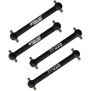 Buy HobbyMarking Aluminum Dog Bone Drive Shaft Set for Tamiya TT-02B ...