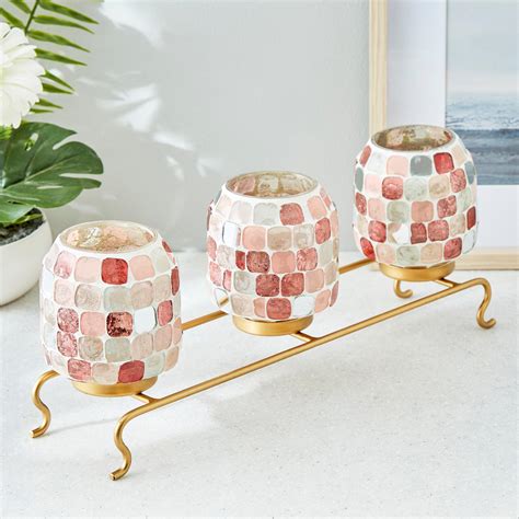 Buy Corsica Glass Multi Votive Holders with Stand from Corsica by Home ...