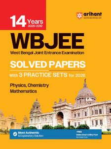 Arihant WB JEE Solved Papers 2026 | 14 Years (2025–2012) Solved Papers ...