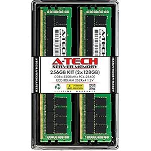 Amazon.in: Buy A-Tech 256GB Kit (2x128GB) DDR4 3200MHz PC4-25600 ECC ...