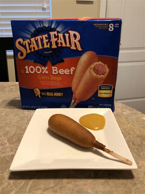 Quick and Easy - Frozen Corn Dog. 1 min microwave and then 4 mins @ 400 ...