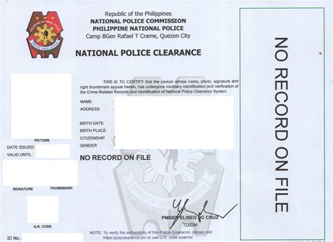How to acquire a National Police Clearance | MyFirearms