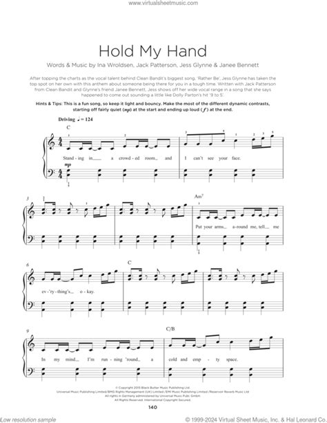 Hand Over Hand Sheet Music 的图像结果