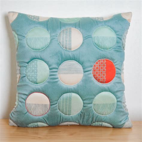 Circle Quilted Velvet Cushion Cover 16 inch Online - Premium Cushion ...
