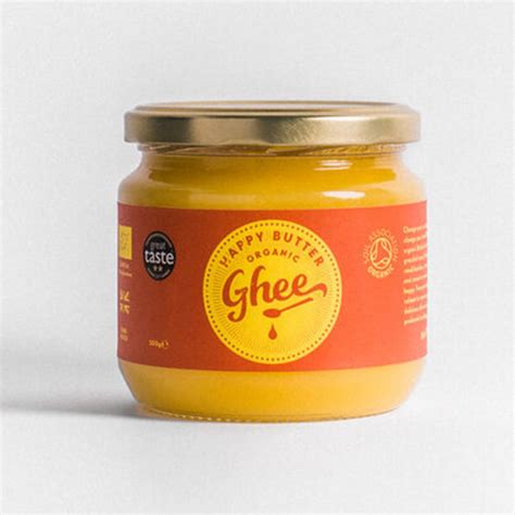 Organic Grass Fed Ghee in 300g from Happy Butter