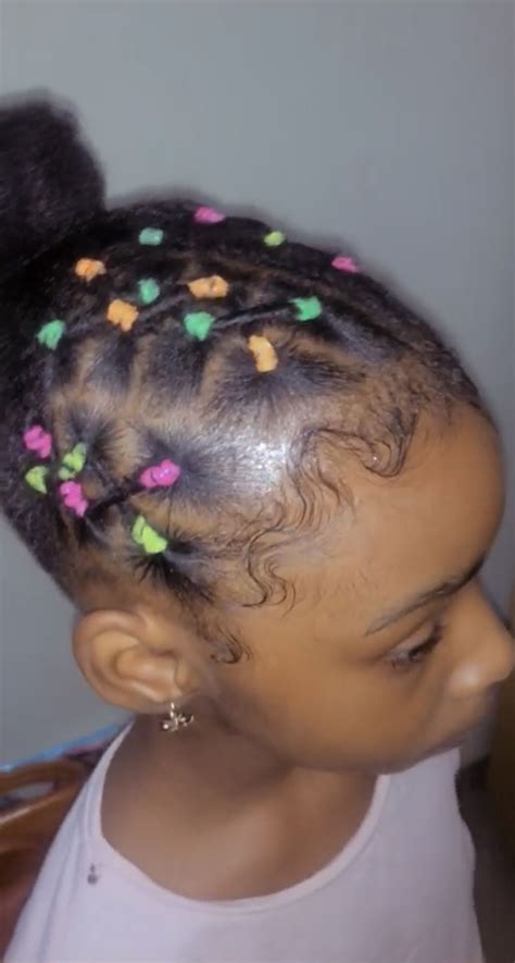 Natural hairstyle ideas | Rubber band hairstyles, Hair styles, Braided ...