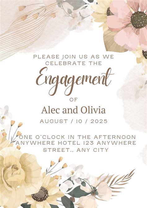 Engagement Party Template