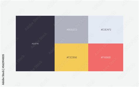 Vintage Color Chart. Print Test Page. HEX codes. Vector color palette ...