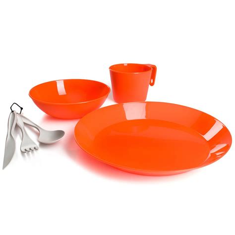 6-Piece GSI Outdoors Cascadian 1-Person Table Set (Orange) $5.75 & More ...