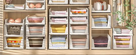 MECHDEL Wardrobe Organizer for Storage/Polypropylene Foldable ...