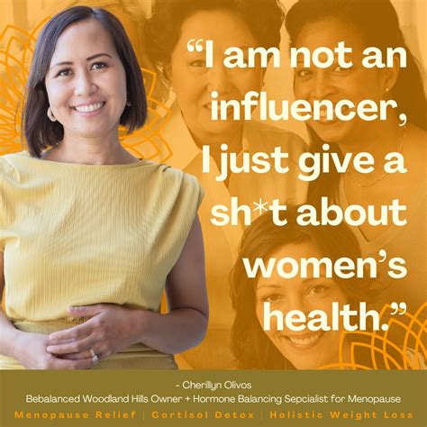 How hormone balancing can boost women's health | Cherillyn Olivos ...