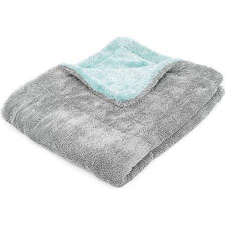 SOFTSPUN Microfiber Cloth for Car - 1200 GSM, 40x60cms, 1Pcs, Grey ...