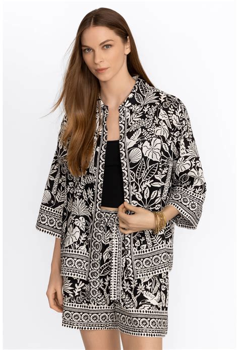 Buy LUCIANA KIMONO SLEEVE SHIRT | Johnny Was