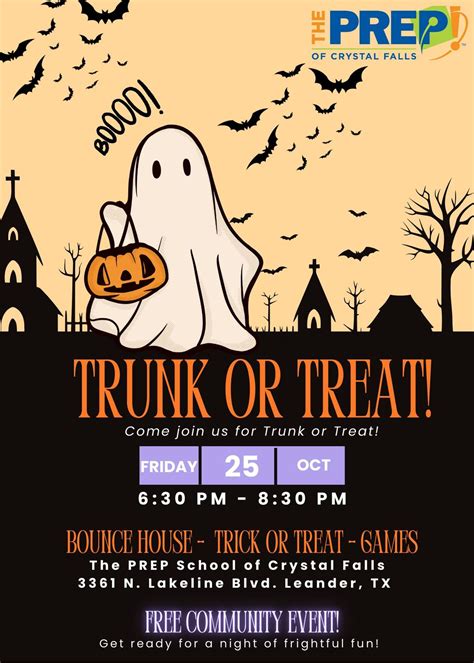The PREP School of Crystal Falls Trunk or Treat!, 3361 N. Lakeline Blvd ...