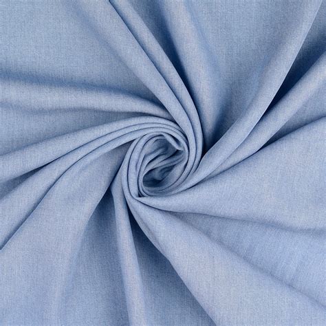 REMNANT 0.7 Metre - Washed Denim with TENCEL™ Lyocell Fibres in Light ...