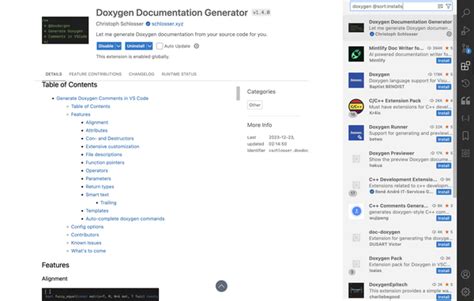 Doxygen vs Code Python 的图像结果