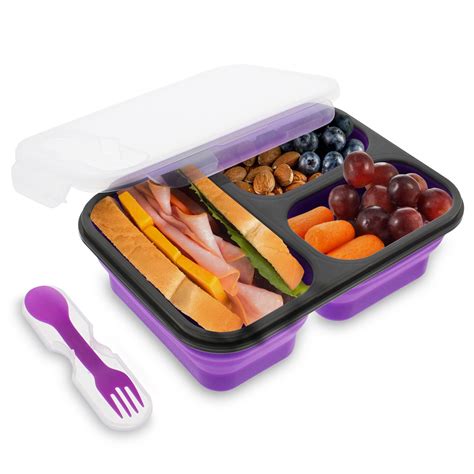 Creekview Home Emporium Collapsible Food Container - Silicone Bento ...