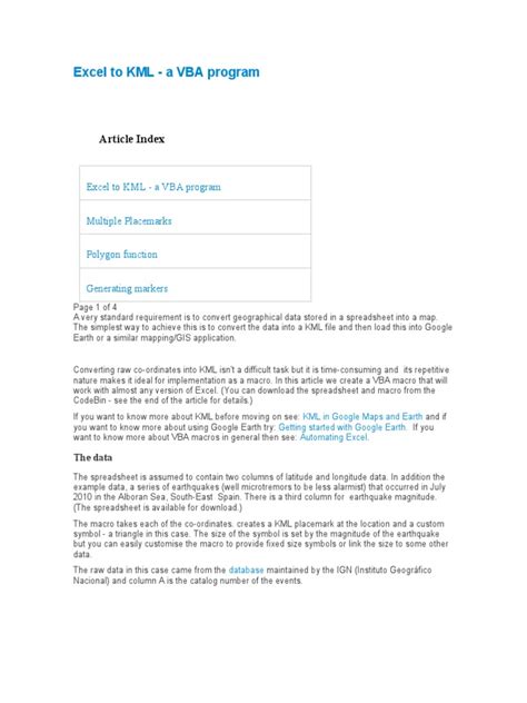 Image result for Convert Excel to KML File