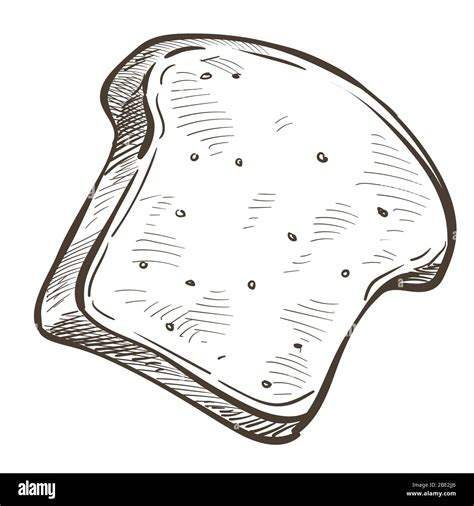 Slice Of Bread Drawing