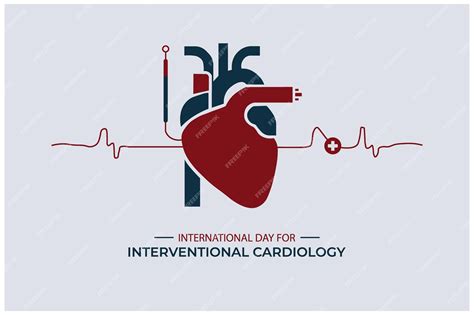 Premium Vector | The concept of a cardiology clinic international cardiology interventional day