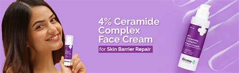 The Derma Co 4% Ceramide Complex Face Cream with Ceramides & Cica for ...