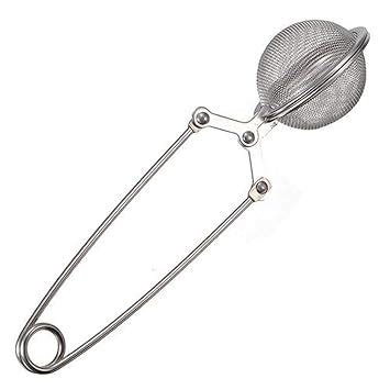 Octavius Ball Shaped Squeeze Handle Tea Infuser | Ideal for Steeping ...