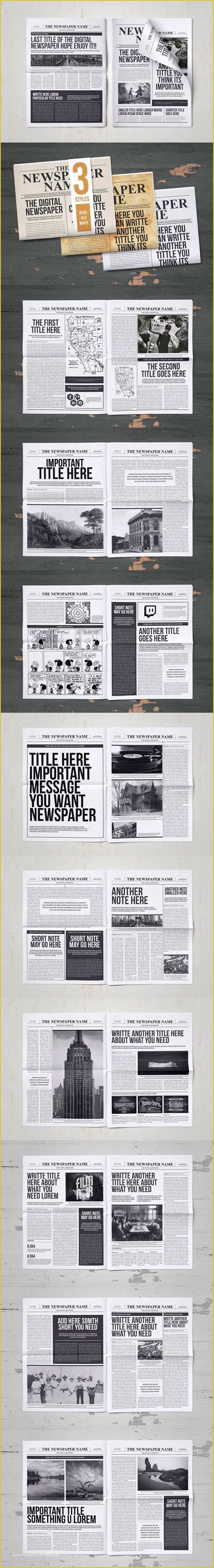 Image result for InDesign Newspaper Template
