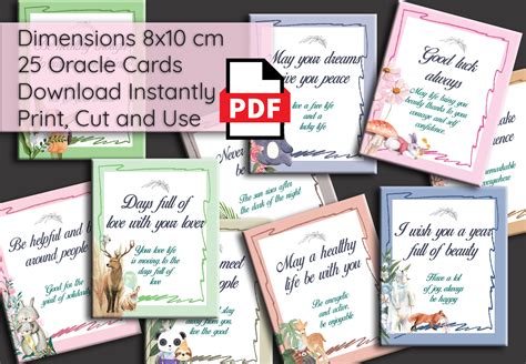 Downloadable Printable Oracle Cards 的图像结果