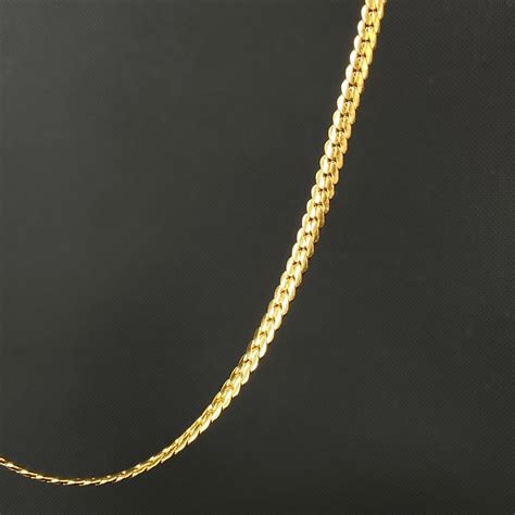 Sigma 18K Gold-Plated Men's Chain 4mm | Lavender Official