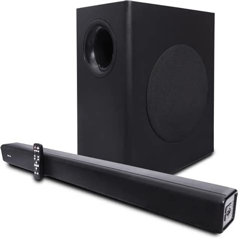 AKAI SB-140, 140W RMS Digital Multimedia Soundbar with Wired Subwoofer ...