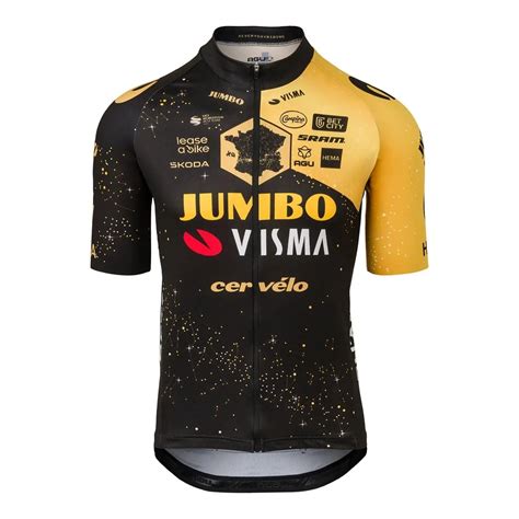 CERVELO | JUMBO VISMA SHORT SLEEVE CYCLING JERSEY - TOUR DE FRANCE 202 ...