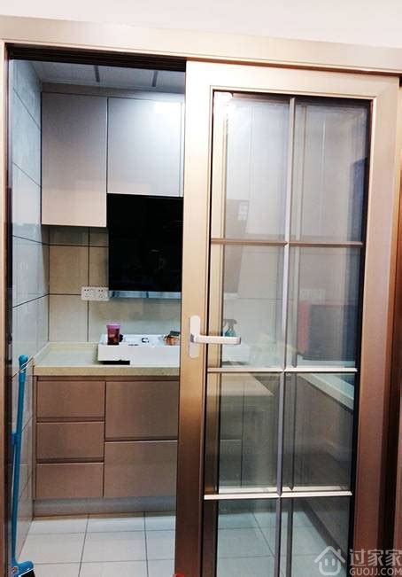 家用新款钛镁铝合金厕所玻璃门厨房平开门室内门套装双包门定制-阿里巴巴