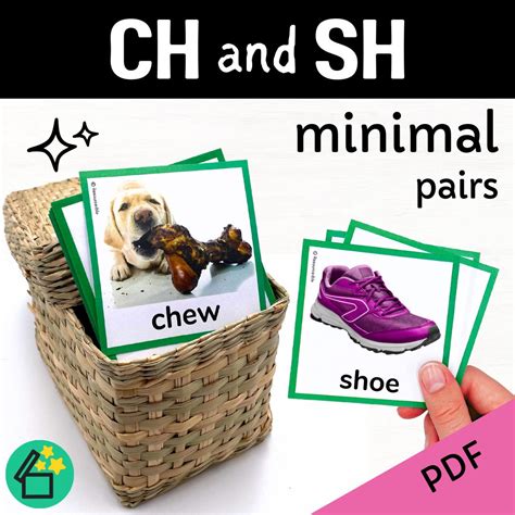 Minimal Pairs CH and SH | Speech Therapy Activities | pdf - Resourceible