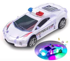 SEREBRUM Police car toys for kids with music and Lights - Police toy ...