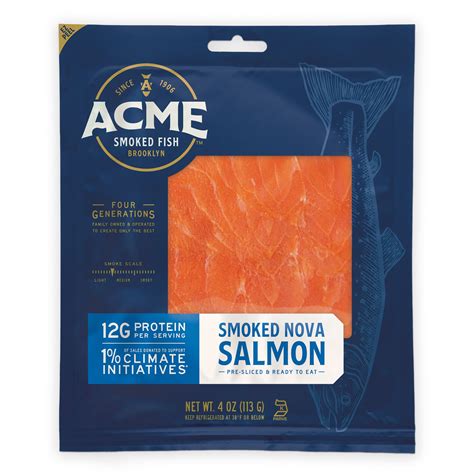 Acme Smoked Nova Salmon 4oz | FreshDirect