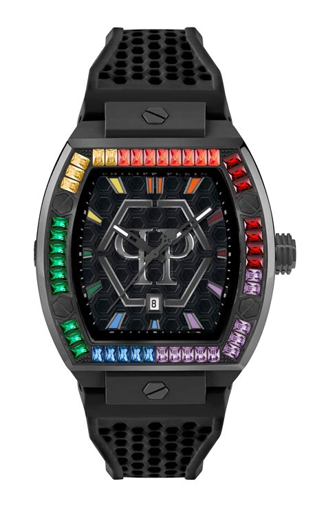 Philipp Plein Black Tonneau Dial Quartz Analog Men Watch - PWPUA0324 ...