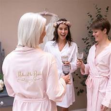 Personalised Dressing Gowns For Weddings by Personalised Wedding Dressing Gown For A Bridesmaid By Personalised Dressing Gowns For Weddings