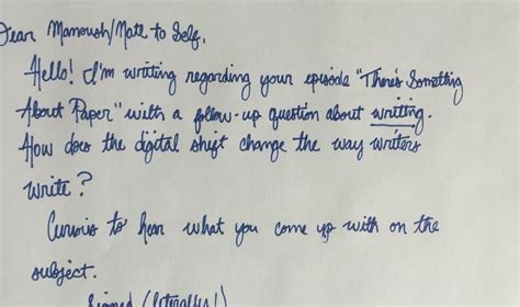 Image result for Note Writing Examples