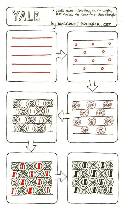 Image result for Zentangle Patterns Step by Step