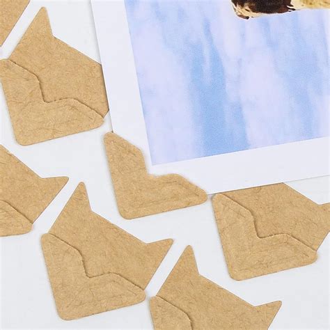 HASTHIP Photo Corner Stickers for Scrapbooking and Albums with 10 Shee ...