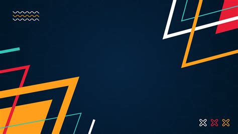 Minimalist and Modern Future Abstract Geometric Shape Memphis Flat ...