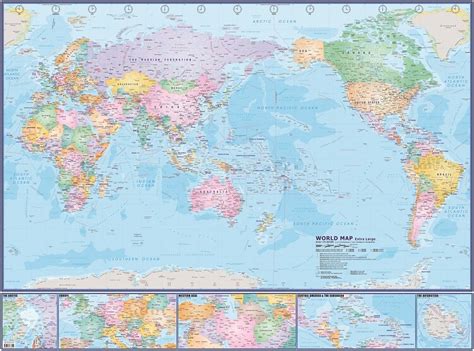 Large Sized World Map 的图像结果