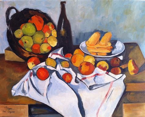 Painting from the Masters: February Study - Cezanne's Basket of Apples