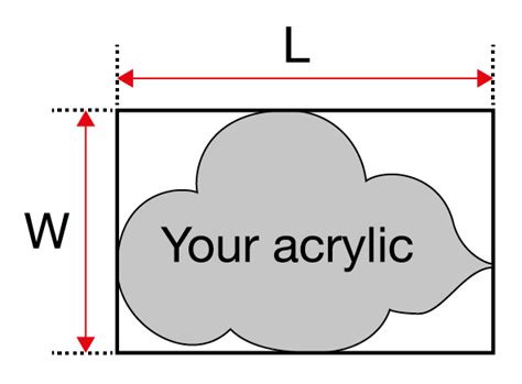 Matt Clear Acrylic Laser-cut Custom Shape – Acrylic India