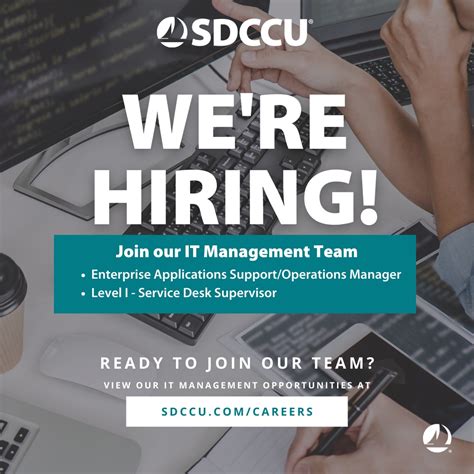 San Diego County Credit Union on LinkedIn: Join Team SDCCU!