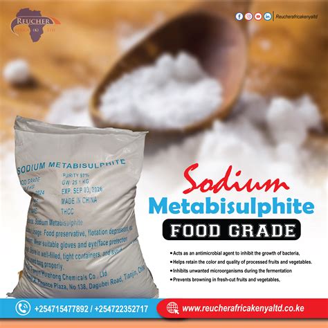Sodium Metabisulphite - REUCHER AFRICA KENYA LIMITED