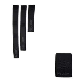 Neustar Elastic Straps/Band/Velcro Belt, 1Set of 3, Black Color, for ...